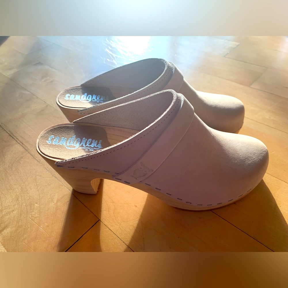 Sandgrens Swedish Handmade Wooden Clog Mule | Maya